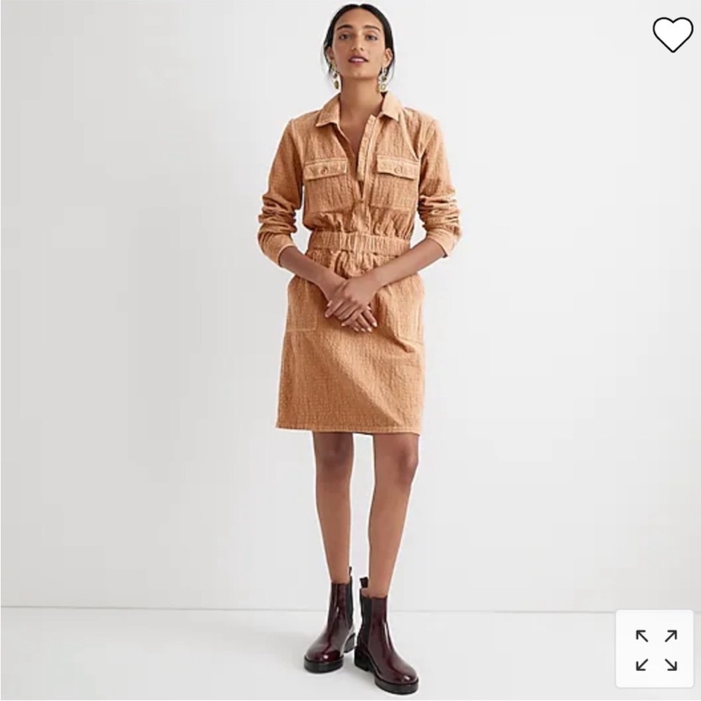 J. Crew Tan Shirt Dress